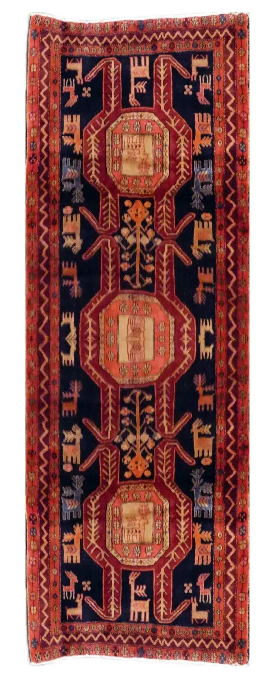 Persian Hamedan Rug 9'2" x 4'5"
